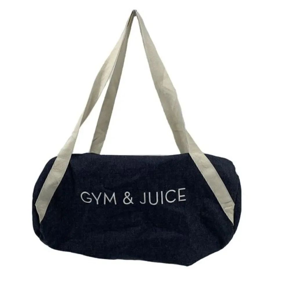 Gym & Juice Women's Blue Gym Duffle Bag